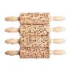  WOODEN ROLLING PIN WITH SPRING HEART DECORATION